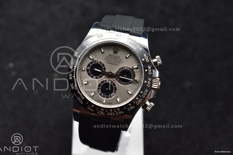 Daytona 1:1 DD Steel Gray 116519 775 Oyster flex Best FlexibleFit Strap Edition VSF 904L Dial on 0901